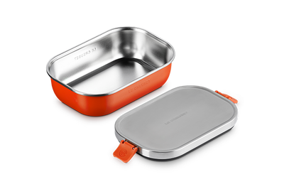 Le Creuset On The Go Lunch Box 900ml Flame